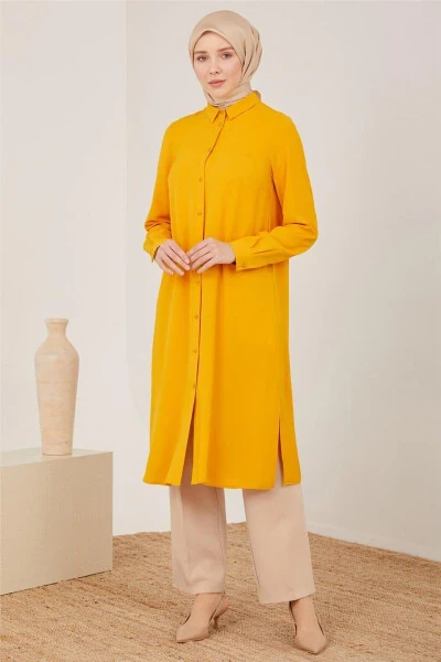 Long Sleeve Logo Tunic 21kh411 Honey Blonde - ARMINE (1)