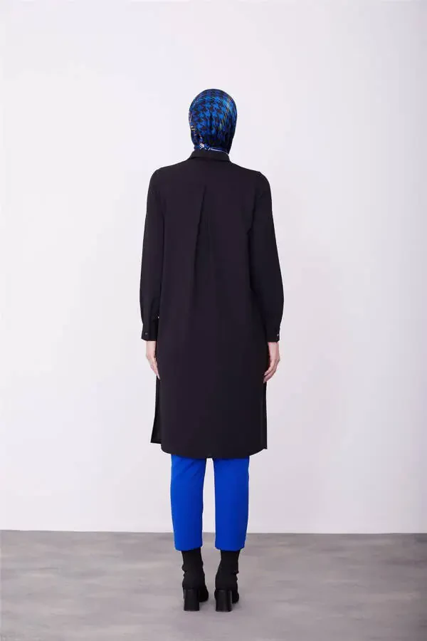 Long Sleeve Logo Tunic 23kh411 Black - 5