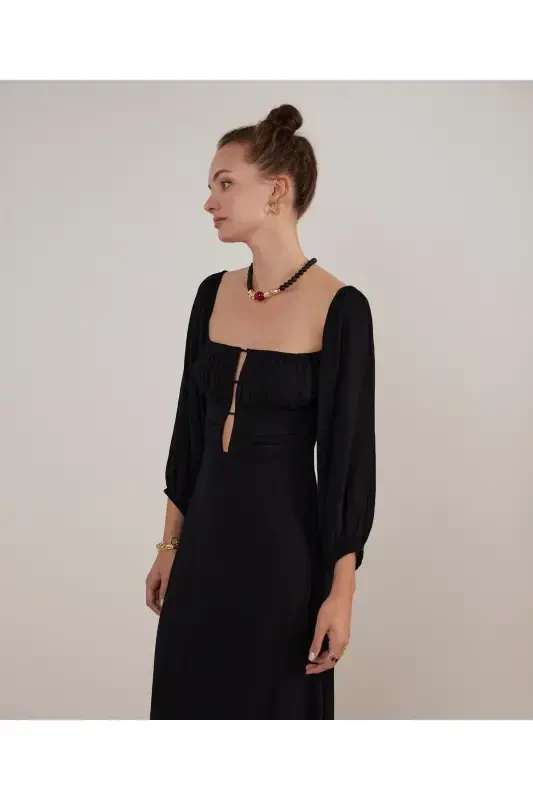 Long Sleeve Maxi Dress - YARGICI