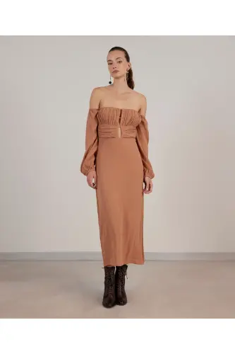 Long Sleeve Maxi Dress - 4