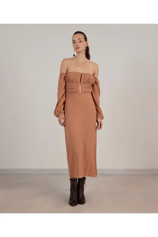 Long Sleeve Maxi Dress - 4