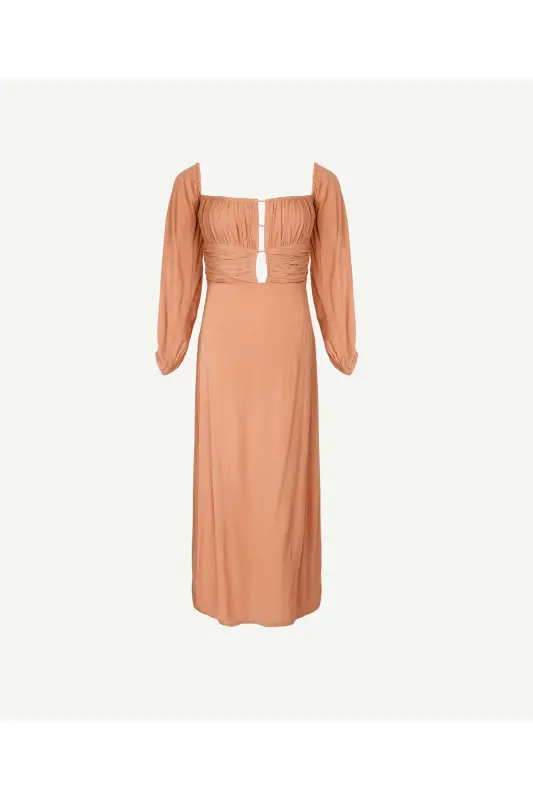 Long Sleeve Maxi Dress - 7