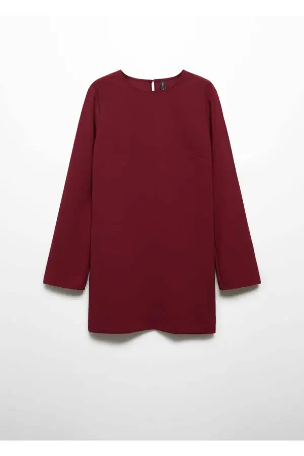 Long Sleeve Short Dress - 3