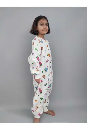 Long Sleeve Winter Baby Girl Sleeping Bag 100% Cotton Special Design 20-24° - 2