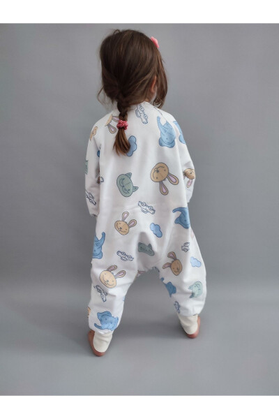 Long Sleeve Winter Baby Sleeping Bag 100% Cotton 20-24 Degrees 1 Tog Rabbit Patterned - 8