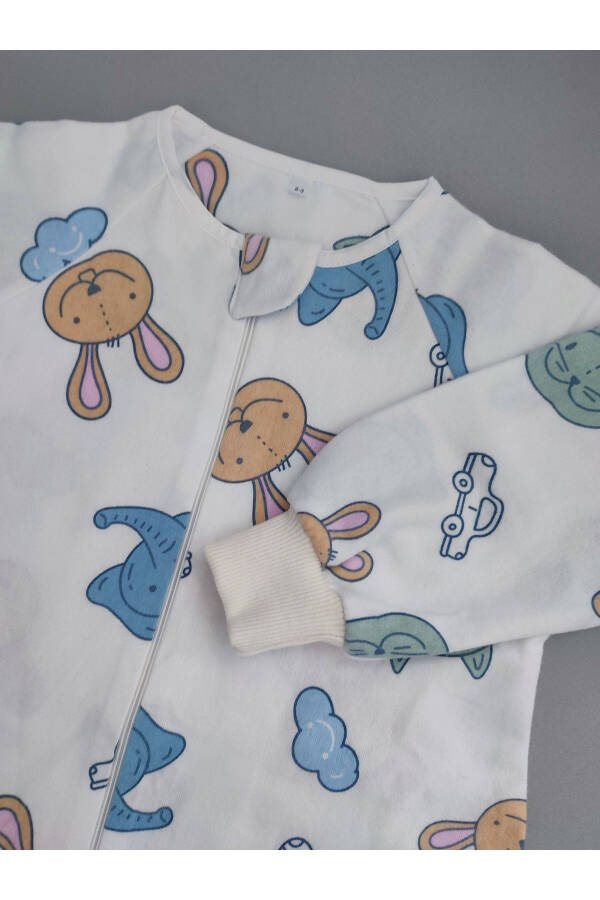 Long Sleeve Winter Baby Sleeping Bag 100% Cotton 20-24 Degrees 1 Tog Rabbit Patterned - 9