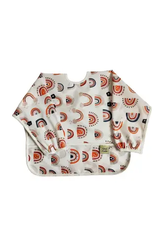 Long-Sleeved Baby Bib - LULUNUN RENKLERI (1)