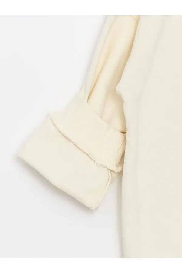 Long-sleeved baby boy sweatshirt with Snoopy print - 2