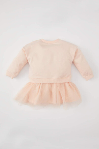 Long-sleeved Baby Girl Dress Salmon - 5