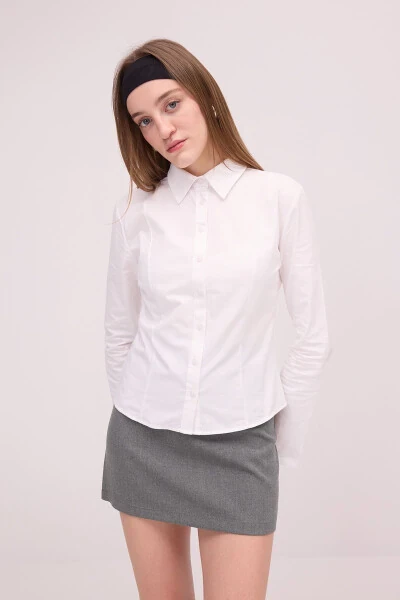 Long-sleeved Button-Down Shirt G16809-Y9 - 3