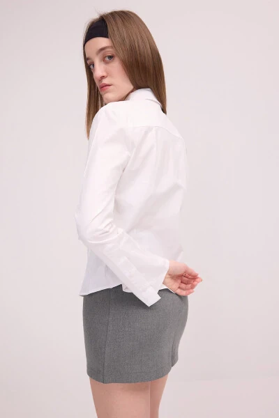 Long-sleeved Button-Down Shirt G16809-Y9 - 4