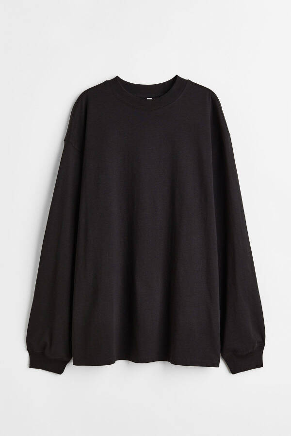 Long-sleeved jersey top - 3