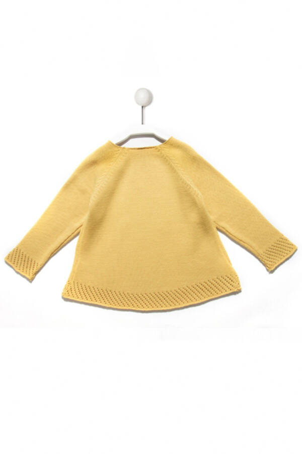 Long-sleeved knitted top for girls - 3