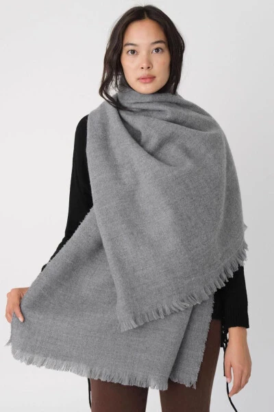 Long Soft Textured Shawl Shawl2003-a6 - ADDAX