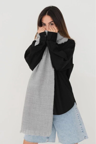 Long Soft Textured Shawl Shawl2003-a6 - ADDAX (1)