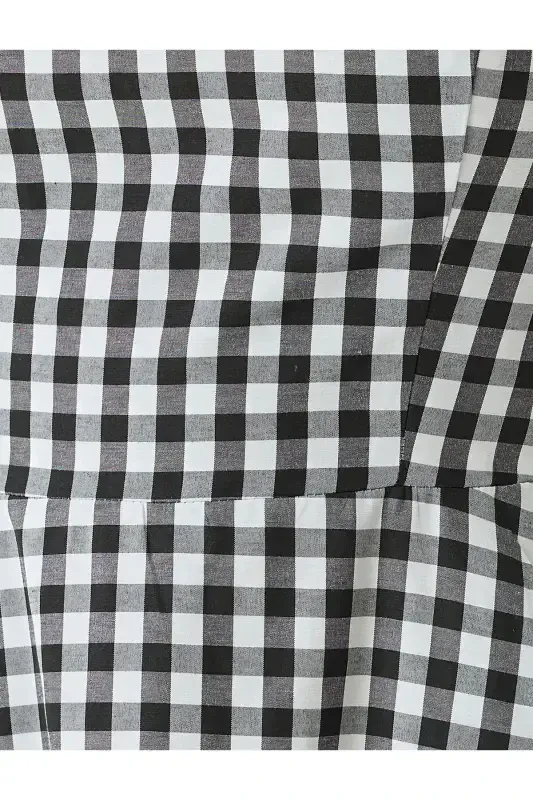 Long Strap Dress Ruffle Detailed With Pockets - 6