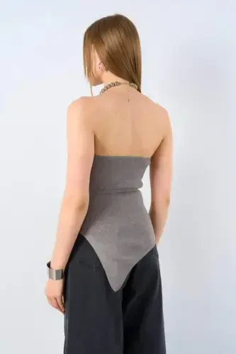 Long Tank Top - Medium Grey - 5