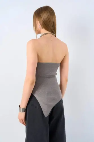 Long Tank Top - Medium Grey - 5