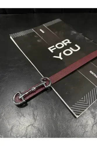 Long Thin Women's Belt with Gold Buckle, Jacket Belt, Shirt Belt, Dress Belt-Burgundy - 3