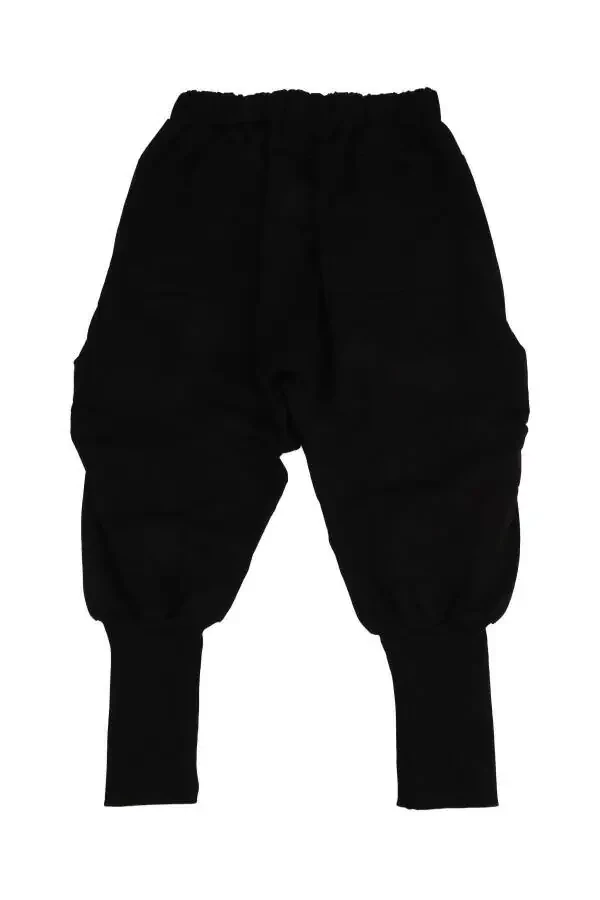 Long Track Pants with Double Zipper Pockets and Details - 3