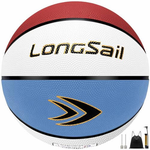 Longsail Bolalar Yoshlik Katta Yoshlilar Hajmi 3/4/5/7 Basketbol, 22.5