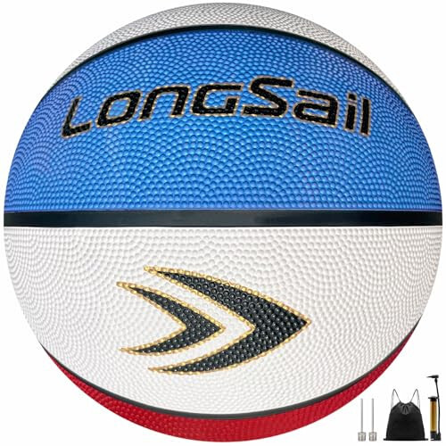 Longsail Çocuk Genç Yetişkin Boyutu 3/4/5/7 Basketbol, 22.5