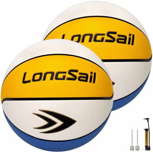 Longsail Çocuk Genç Yetişkin Boyutu 3/4/5/7 Basketbol, 22.5