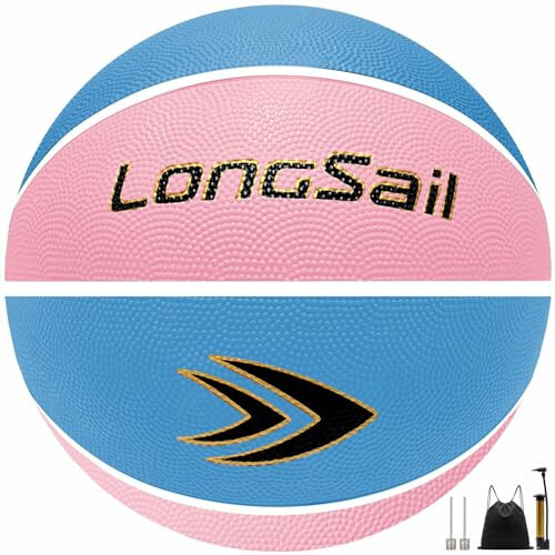 Longsail Kids Youth Adults Size 3/4/5/7 Basketball, 22.5