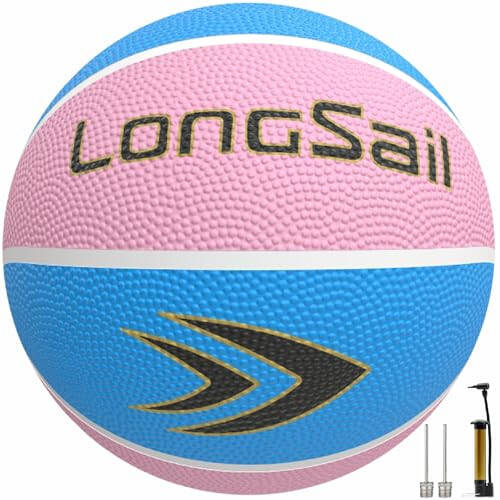 Longsail Kids Youth Adults Size 3/4/5/7 Basketball, 22.5