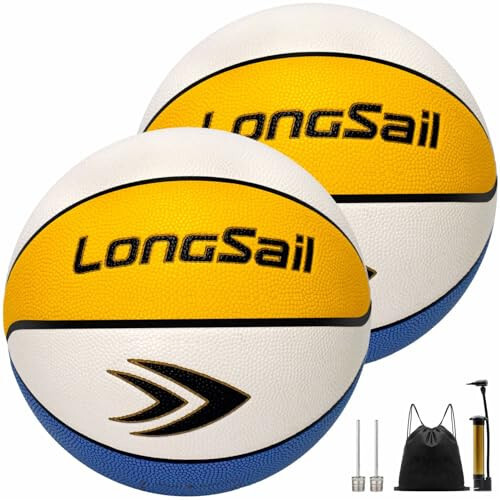 Longsail Kids Youth Adults Size 3/4/5/7 Basketball, 22.5