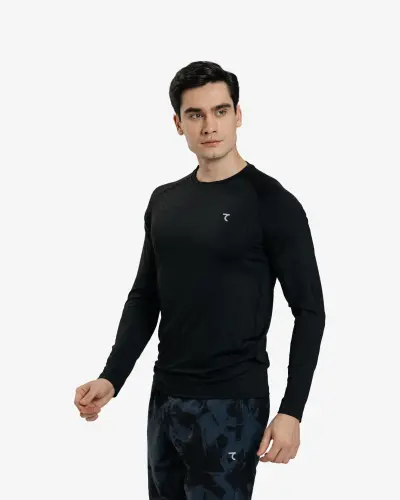 Longsleeve - BLACK - 7SABER (1)