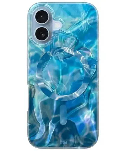 LONLI Hue for iPhone 17 Case - Ocean Waves Shockproof Magnetic Phone Cover - [Compatible with Magsafe] - Cute, Unique and Aesthetic 
