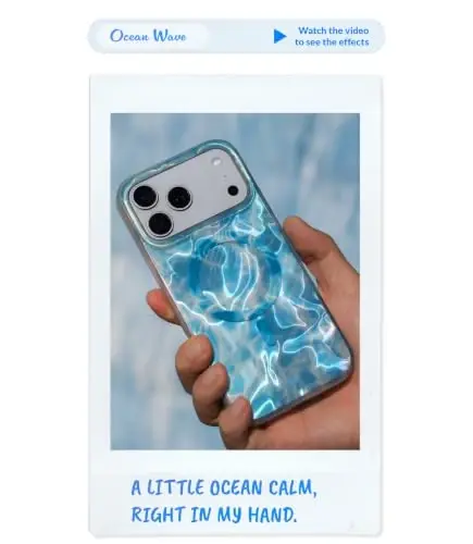 LONLI Hue for iPhone 18 Pro Max & 17 Pro Max Case, Ocean Wave Color-Shift | Compatible with MagSafe, Strong Magnets, Shockproof Bumper, Cute Unique Aesthetic for Girls and Women - 3