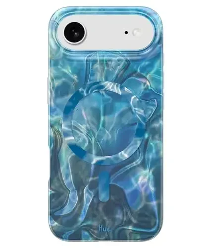 LONLI Hue for iPhone Air Case - Ocean Waves Shockproof Phone Cover - [Shock-Absorbent Bumper] - Cute, Unique and Aesthetic - 12