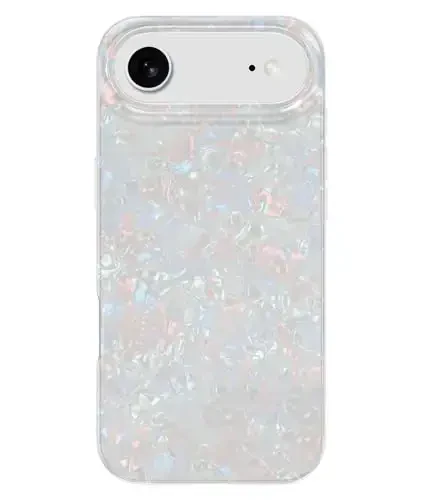 LONLI Hue for iPhone Air Case - Pearl Tort Shockproof Phone Cover - [Shock-Absorbent Bumper] - Elegant, Unique and Aesthetic for Women and Girls - 1