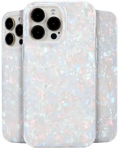 LONLI iPhone 15 Pro uchun g'ilofi - [360° zarbani yutuvchi bamper] - [Qizlar va ayollar uchun yoqimli va noyob telefon qopqog'i] - Kosmik portal - 10