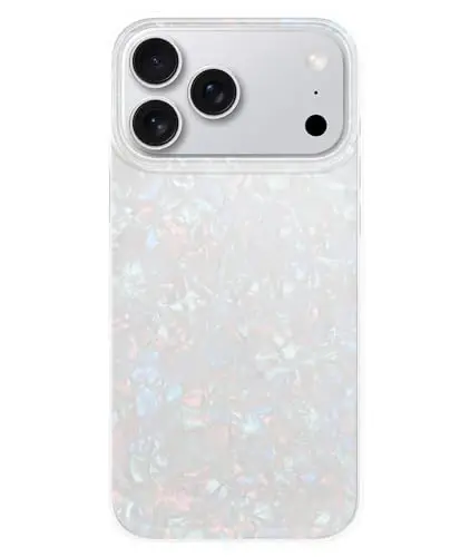 LONLI iPhone 17 Pro Max uchun g'ilof - Pearl Tort zarbga chidamli telefon qopqog'i - [Zarb yutuvchi bamper] - Ayollar va qizlar uchun nafis, noyob va estetik 