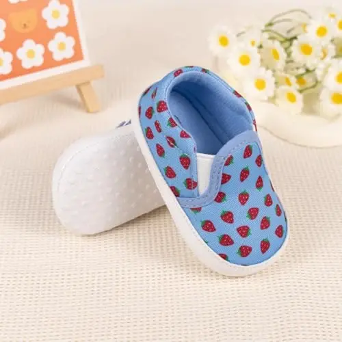 LONSOEN Baby Toddler Boys Girls Loafers Newborn Leather Moccasins Infant First Walking Dress Shoes - 6