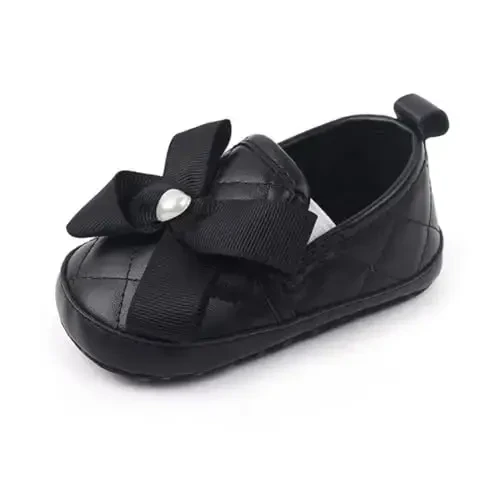 LONSOEN Baby Toddler Boys Girls Loafers Newborn Leather Moccasins Infant First Walking Dress Shoes - 1