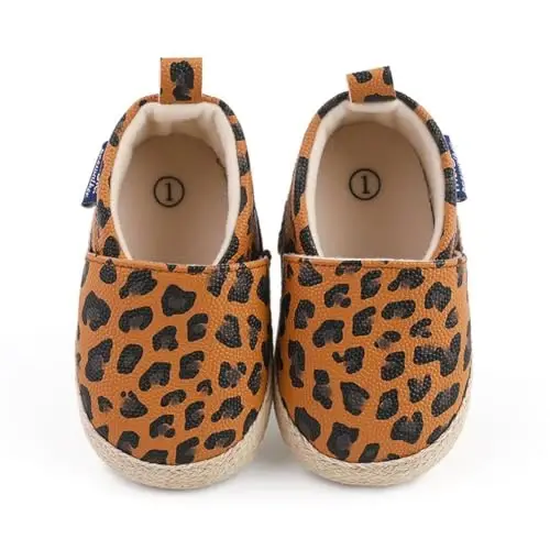 LONSOEN Baby Toddler Boys Girls Loafers Newborn Leather Moccasins Infant First Walking Dress Shoes - 2