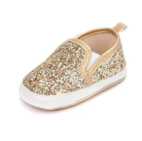 LONSOEN Baby Toddler Boys Girls Loafers Newborn Leather Moccasins Infant First Walking Dress Shoes - 1