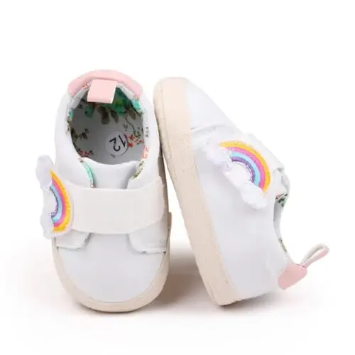 LONSOEN Baby Toddler Boys Girls Loafers Newborn Leather Moccasins Infant First Walking Dress Shoes - 4