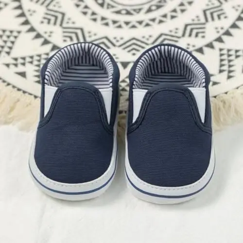LONSOEN Baby Toddler Boys Girls Loafers Newborn Leather Moccasins Infant First Walking Dress Shoes - LONSOEN (1)