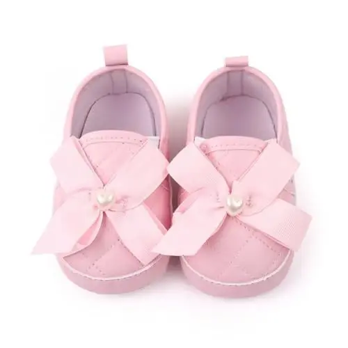 LONSOEN Baby Toddler Boys Girls Loafers Newborn Leather Moccasins Infant First Walking Dress Shoes - 2