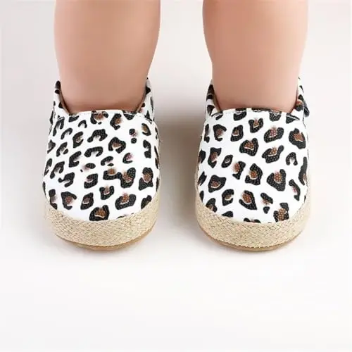 LONSOEN Baby Toddler Boys Girls Loafers Newborn Leather Moccasins Infant First Walking Dress Shoes - 6