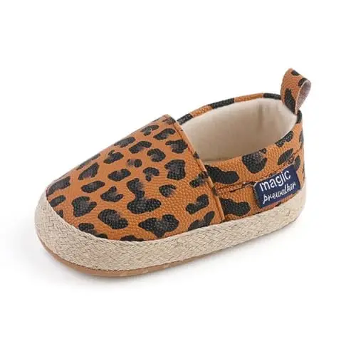 LONSOEN Baby Toddler Boys Girls Loafers Newborn Leather Moccasins Infant First Walking Dress Shoes - LONSOEN