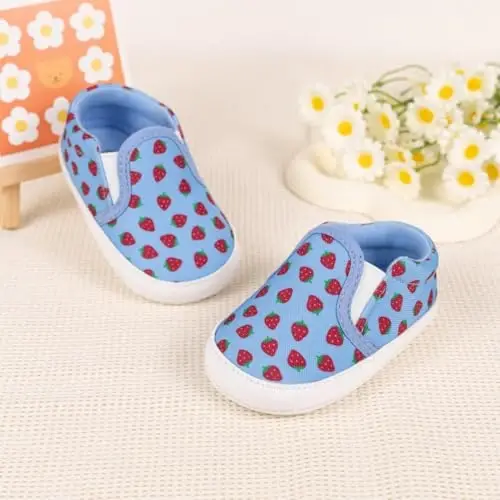 LONSOEN Baby Toddler Boys Girls Loafers Newborn Leather Moccasins Infant First Walking Dress Shoes - 3