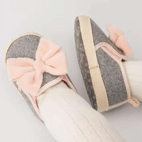 LONSOEN Baby Toddler Boys Girls Loafers Newborn Leather Moccasins Infant First Walking Dress Shoes - 4