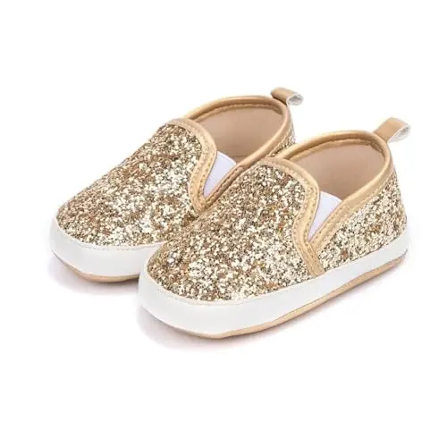 LONSOEN Baby Toddler Boys Girls Loafers Newborn Leather Moccasins Infant First Walking Dress Shoes - 2