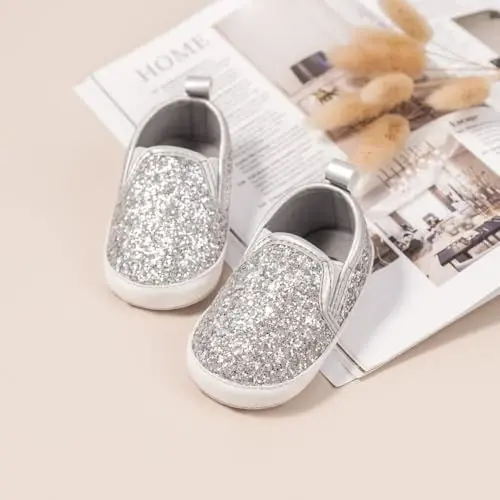 LONSOEN Baby Toddler Boys Girls Loafers Newborn Leather Moccasins Infant First Walking Dress Shoes - 3